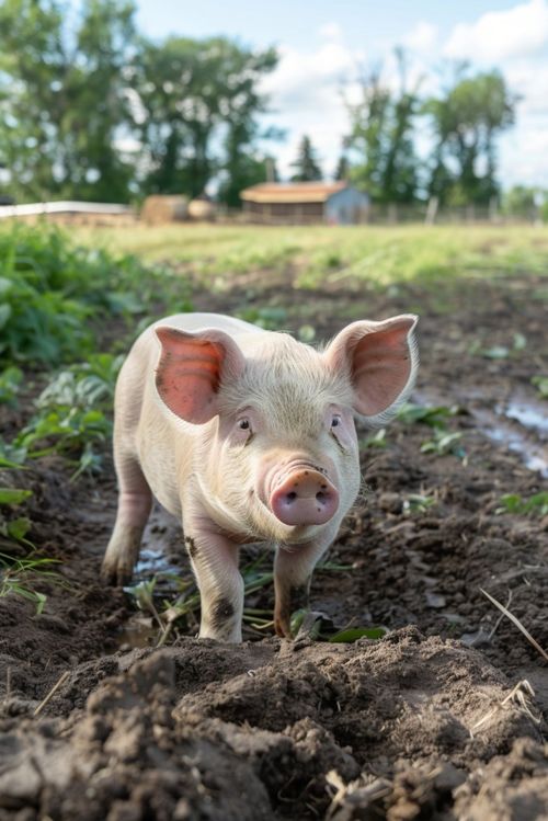 牲畜养殖与猪场摄影 视觉记录与资源获取指南